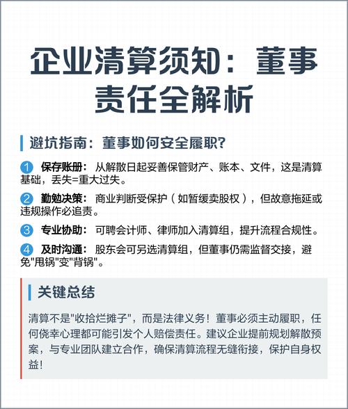 新公司法 董事清算义务 清算责任风险_公司清算如何通知债权人