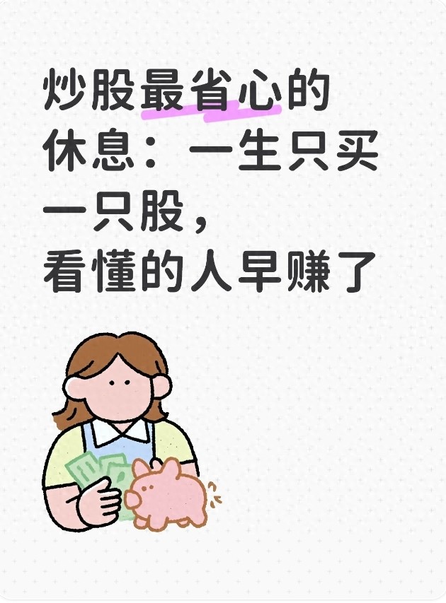 一生只买一只股_上班没空炒股_长期持有股票