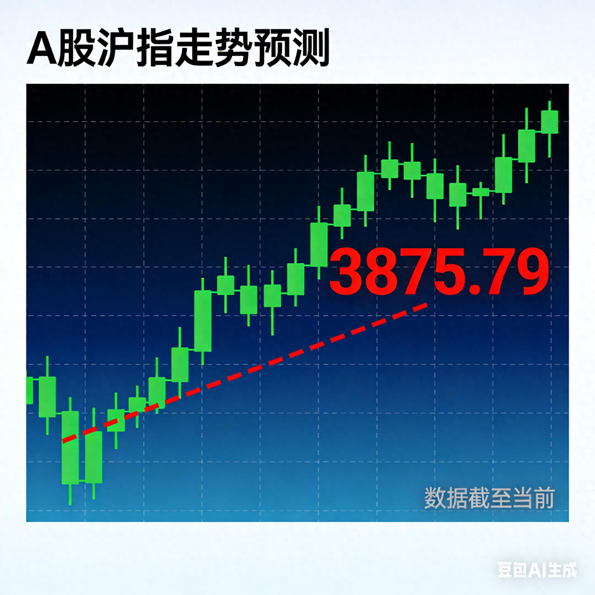 股票今天大盘跌到3875点缩量震荡，明天走势如何？关键解析