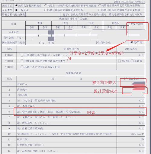 国家税务总局发布企业所得税月（季）度预缴纳税申报表及填报说明