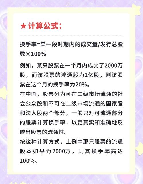 换手率高低意义解读_股票市场换手率计算_通达信换手率指标