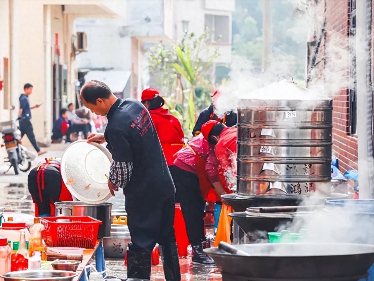 高要特色手信制作过程 白土煎堆制作方法 疍家糕传统制作工艺_高要为什么吃蛋黄