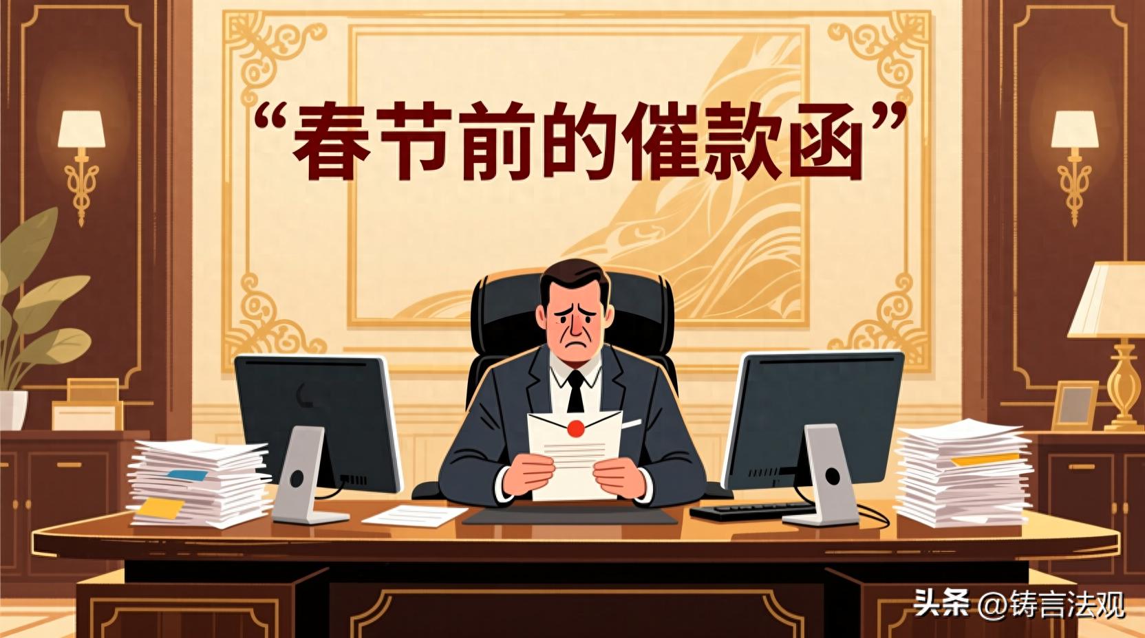 法律催告函_逾期欠款催收模板_突然收到深圳融关催款告知函