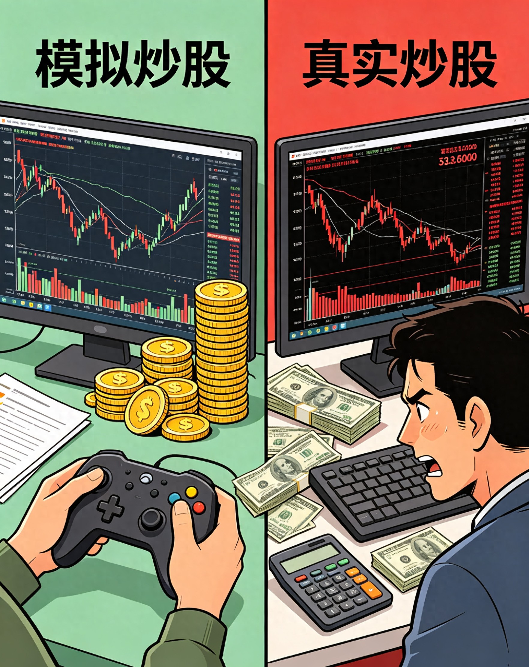 模拟炒股20万实训活动_新手炒股多少钱_新股民模拟盘入门利弊分析