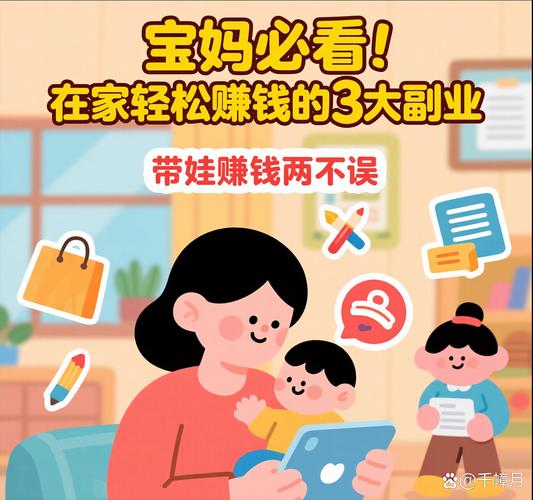 宝妈在家做什么赚钱？这4个靠谱方法让带娃也能月入过万