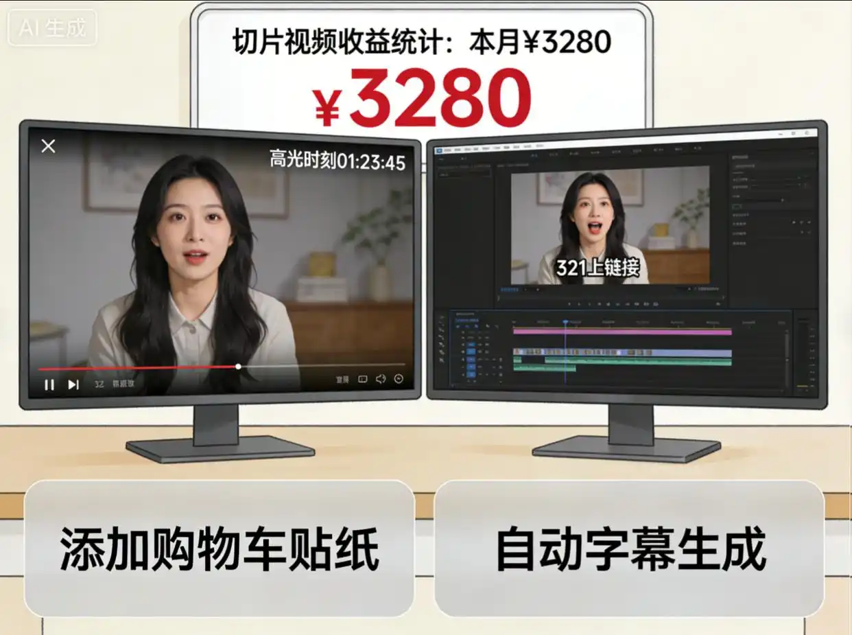 今年能赚钱的免费项目：视频剪辑、直播切片、图文带货等