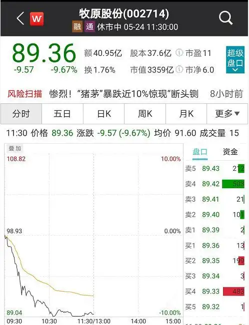 最近猪肉股票跌的原因_生猪价格下跌原因_牧原股份跌停